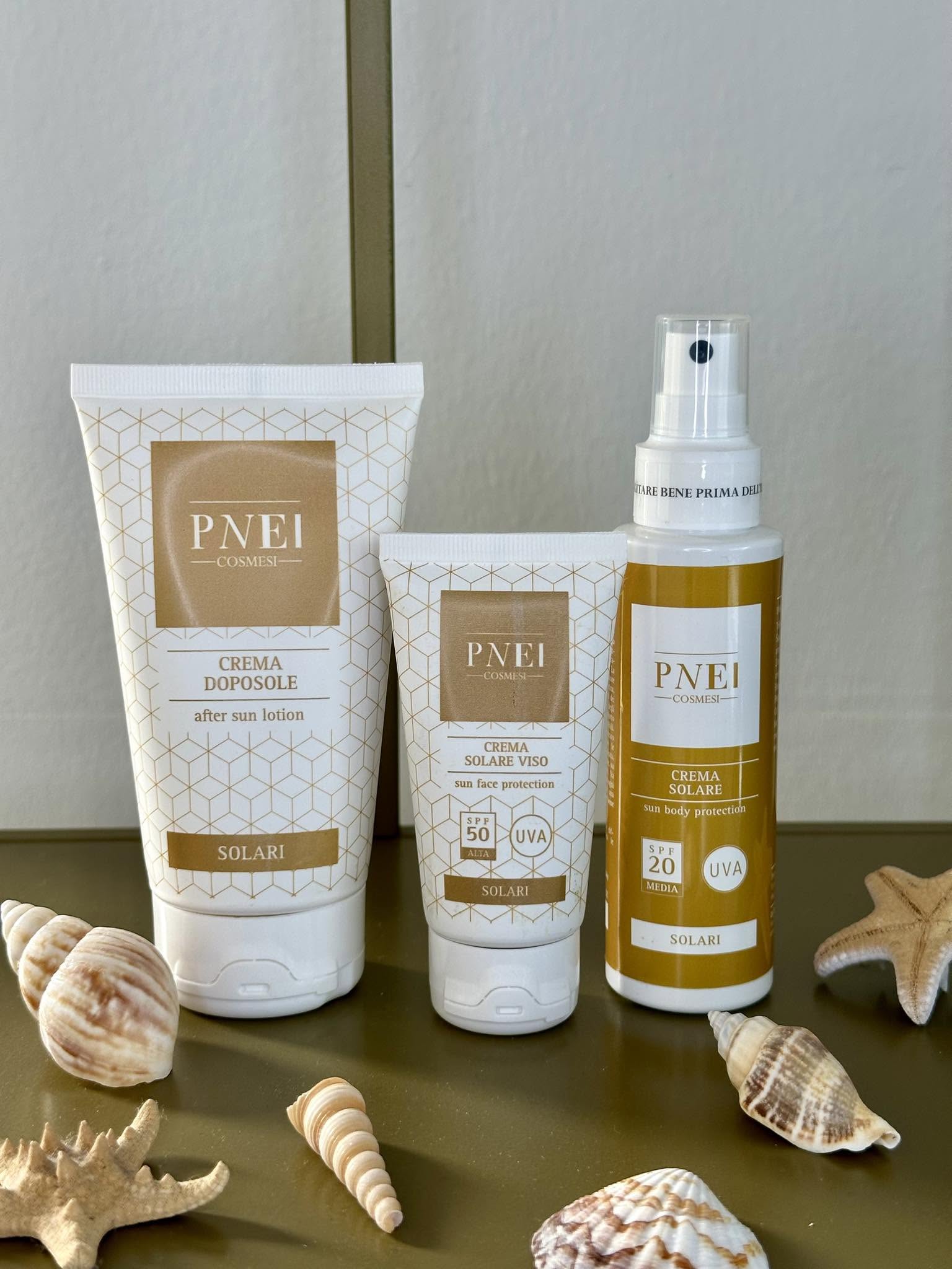 Linea solari PNEI Cosmesi disponibile in centro